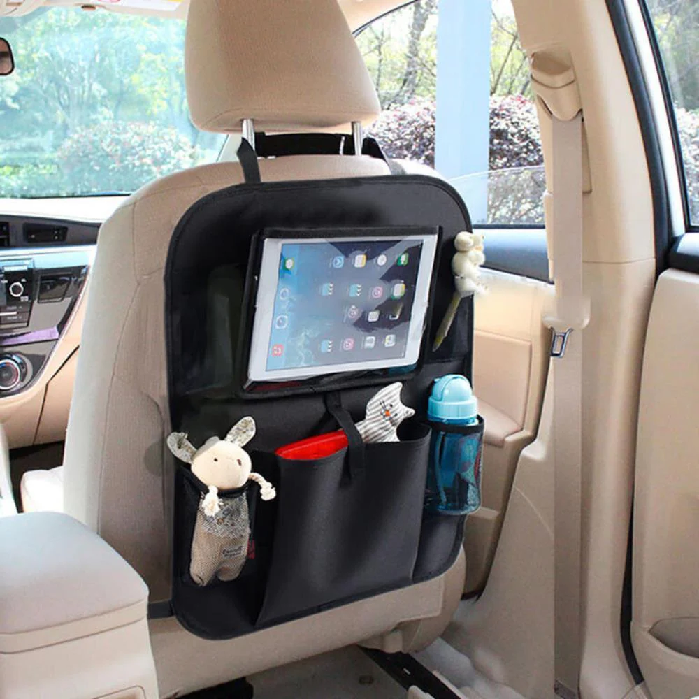Organizador de Assento Auto com Bolsa para Tablet Olmitos Preto - Image 2