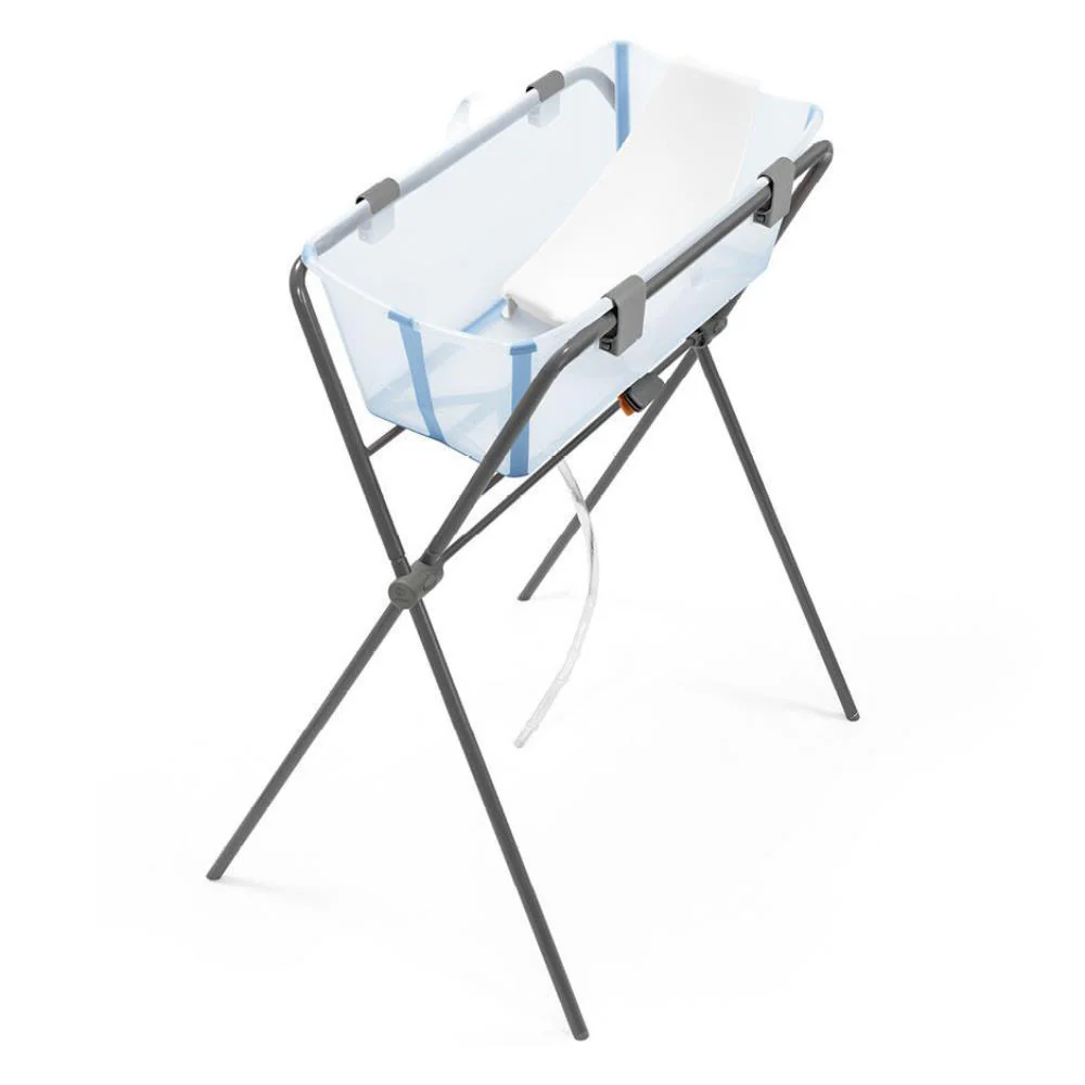 Pack Banheira Stokke Flexi Bath e Assento Ocean Blue - Image 4