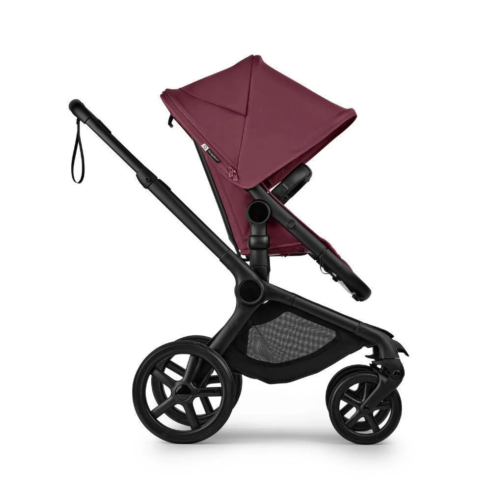 Pack Bugaboo Fox5 Renew Completo Black/Dark Cherry + Cybex Cloud T Plus Sepia Black 45-87cm + Adaptadores - Image 6