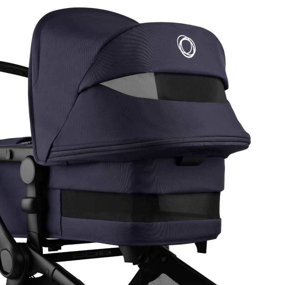 Pack Bugaboo Fox5 Renew Completo  Black/Indigo Blue + Cybex Cloud T Plus Sepia Black 45-87cm + Adaptadores - Image 12