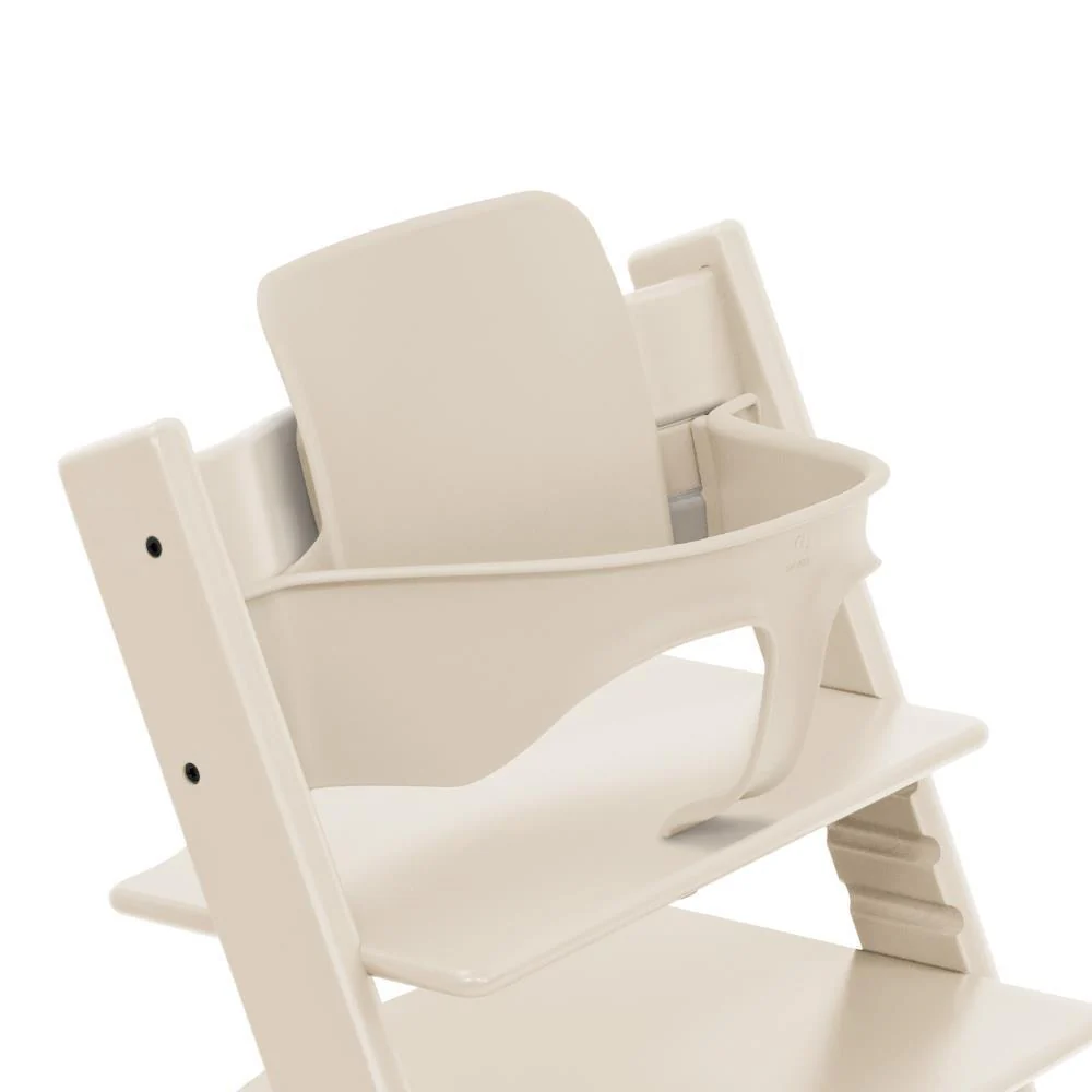 Pack Cadeira da Papa Tripp Trapp em Madeira + Baby Set² Vanilla White - Image 3