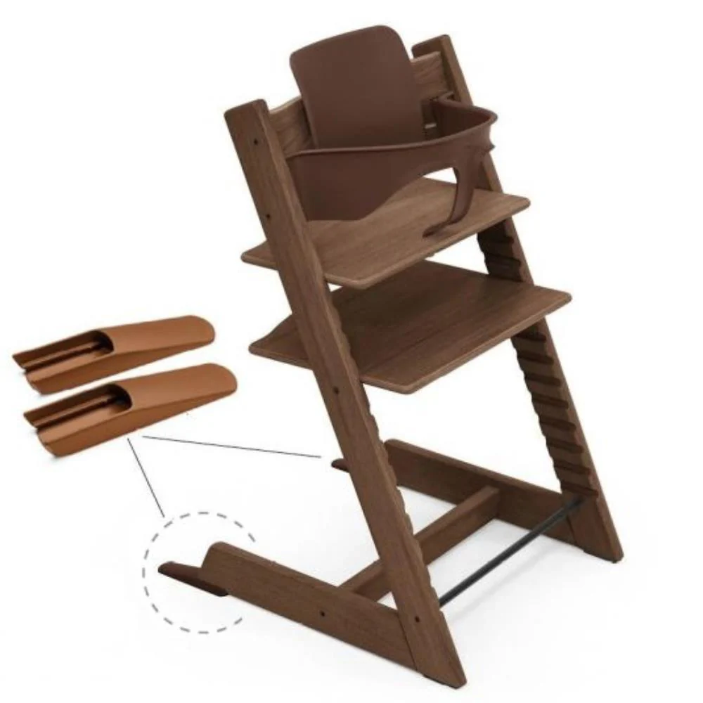 Pack Cadeira da Papa Tripp Trapp em Madeira + Baby Set² Warm Brown - Image 4