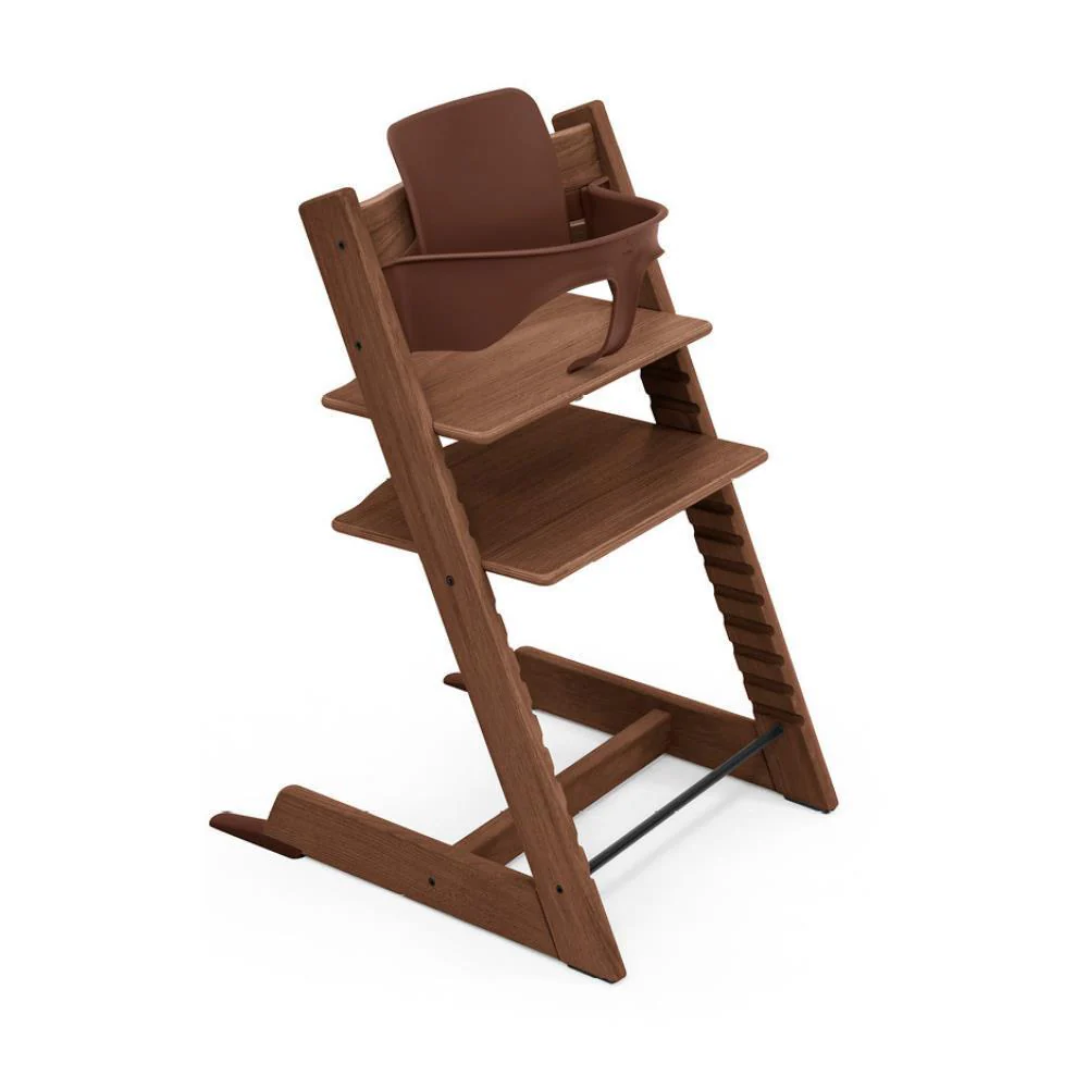 Pack Cadeira da Papa Tripp Trapp em Madeira Oak Warm Brown + Baby Set² Warm Brown - Image 2