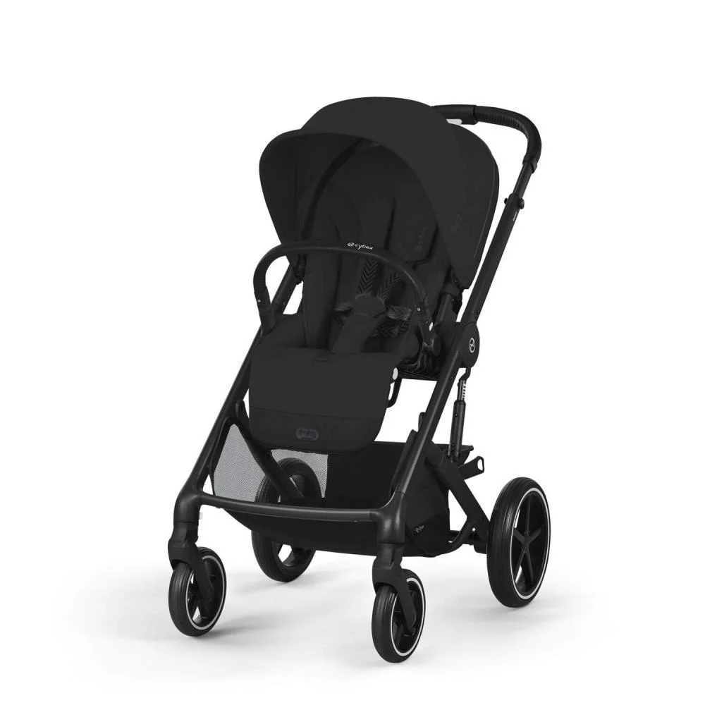 Pack Cybex Balios S Lux BLK Moon Black + Alcofa S Lux Moon Black + Adaptadores + Cloud G i-Size Fog Grey 40-87cm - Image 3