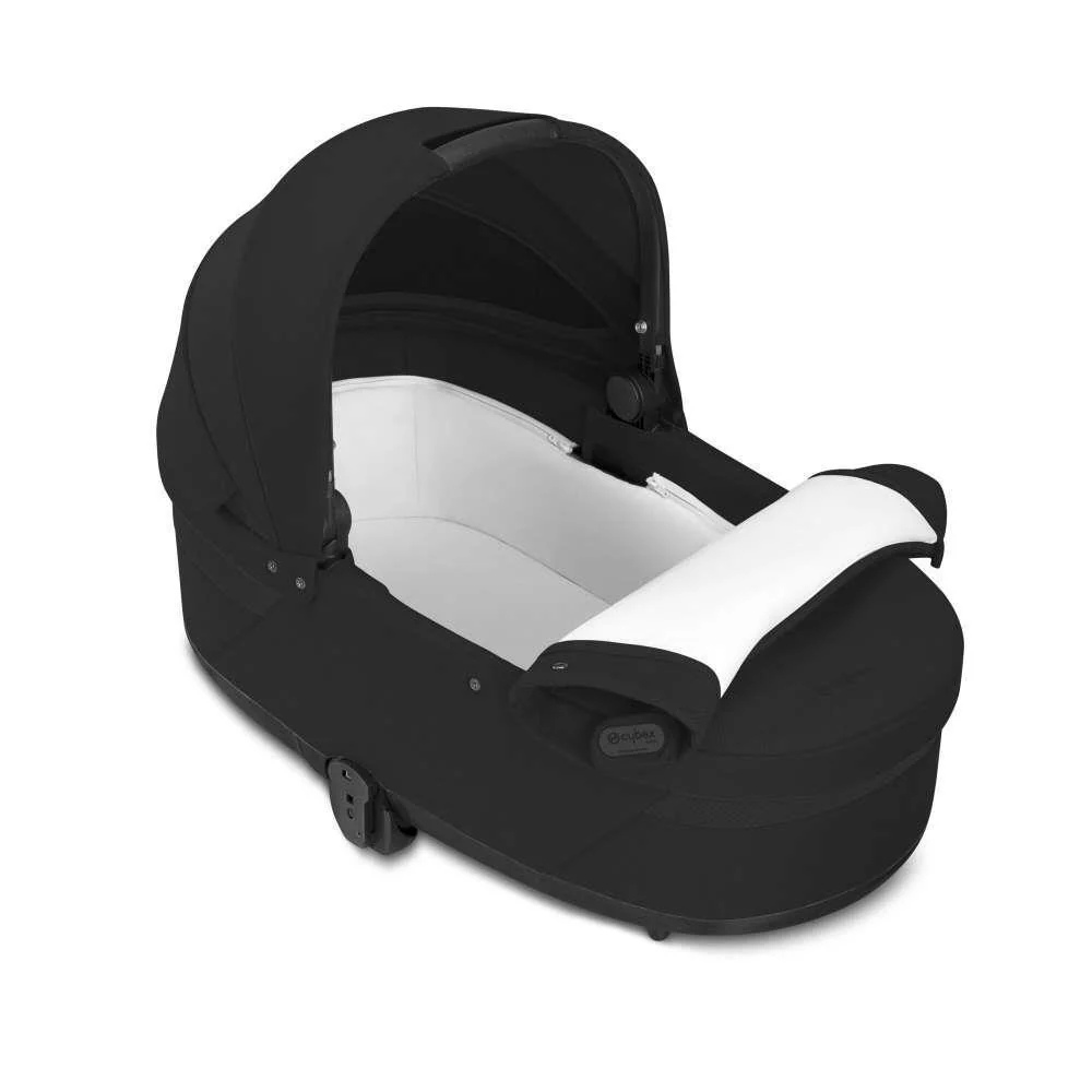 Pack Cybex Balios S Lux BLK Moon Black + Alcofa S Lux Moon Black + Adaptadores + Cloud G i-Size Fog Grey 40-87cm - Image 9
