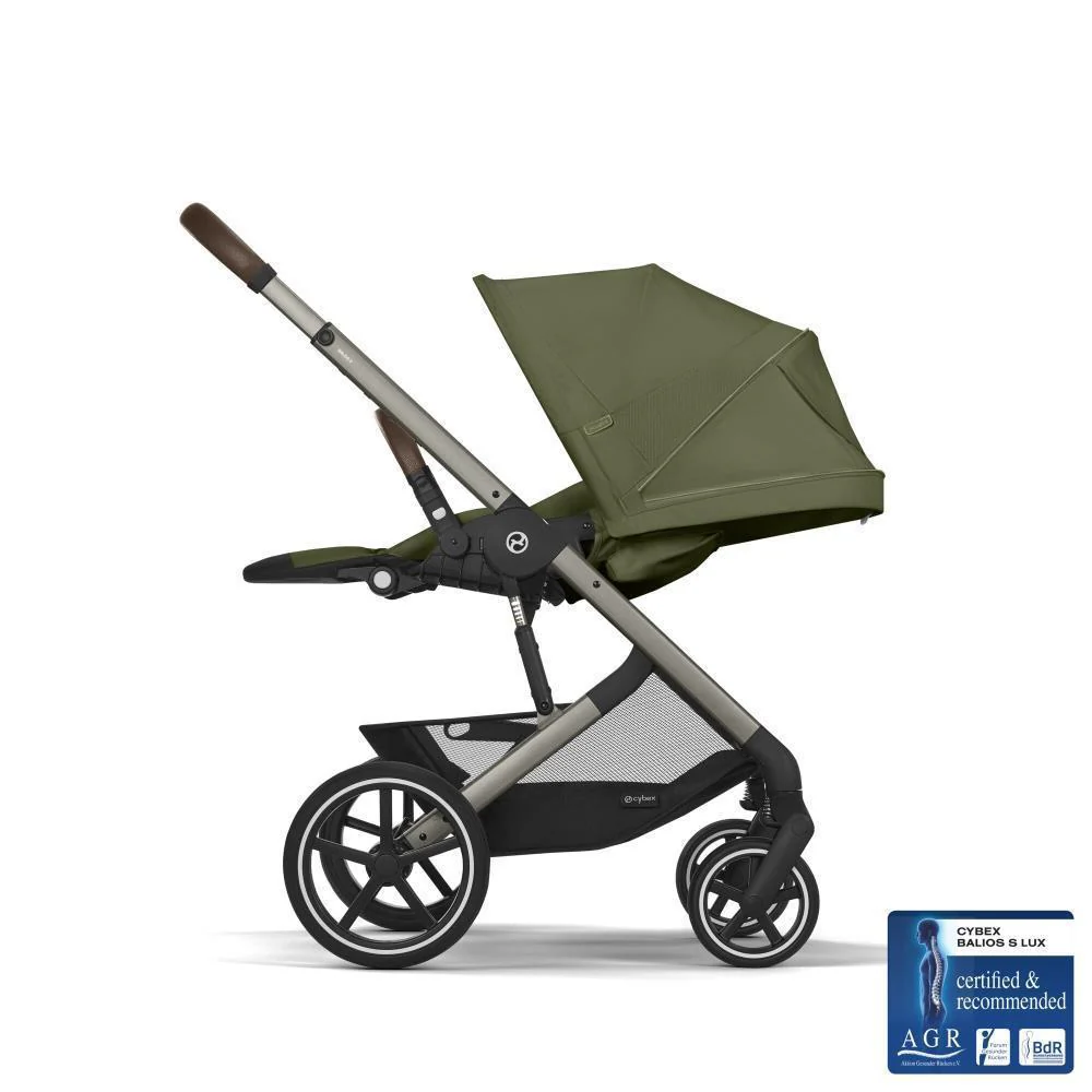 Pack Cybex Balios S Lux TPE Moss Green + Alcofa S Lux Moss Green + Adaptadores + Cloud G i-Size Fog Grey 40-87cm - Image 5