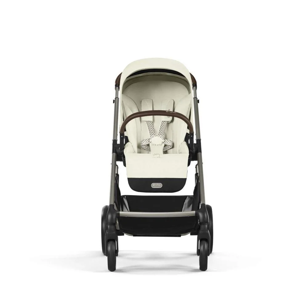 Pack Cybex Balios S Lux TPE Seashell Beige + Alcofa S Lux Seashell Beige + Adaptadores + Cloud G i-Size Fog Grey 40-87cm - Image 4