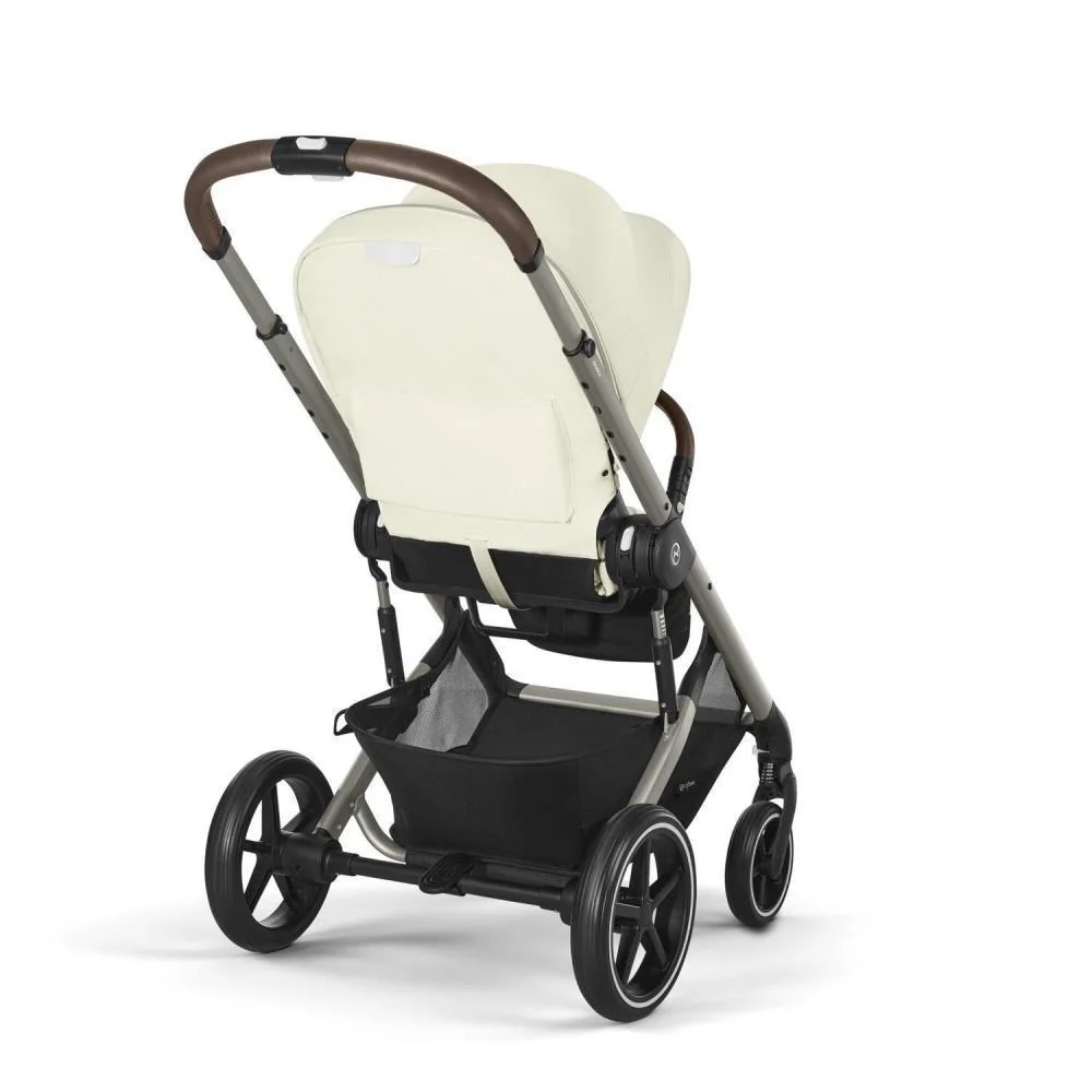 Pack Cybex Balios S Lux TPE Seashell Beige + Alcofa S Lux Seashell Beige + Adaptadores + Cloud G i-Size Fog Grey 40-87cm - Image 7