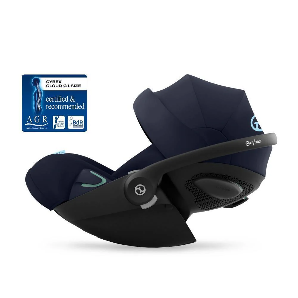 Pack Cybex Cloud G i-Size Plus Ocean Blue 40-87cm+ Sirona G i-Size Plus Ocean Blue 61-105 cm  (Coleção 2024) + Base Isofix G i-Size - Image 4
