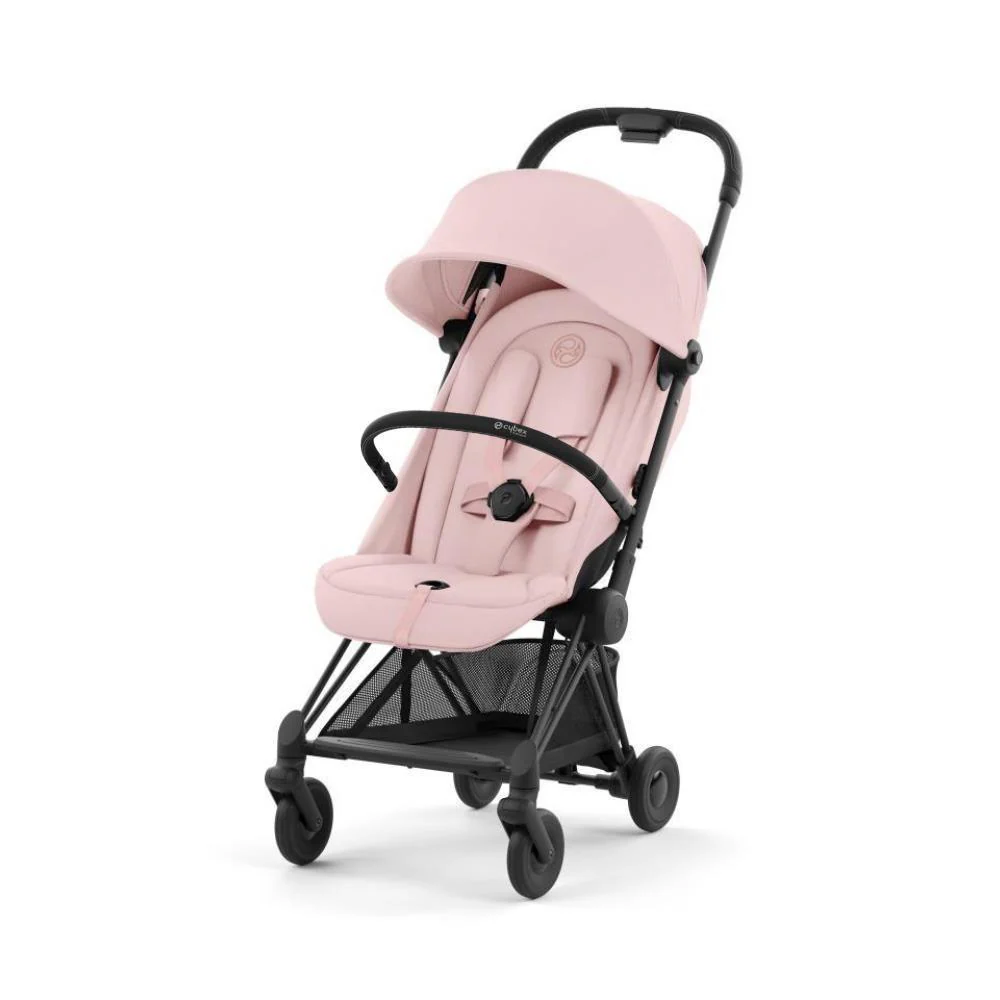 Pack Cybex Coya Matt Black Peach Pink + Barra de Apoio de Braços Black - Image 2