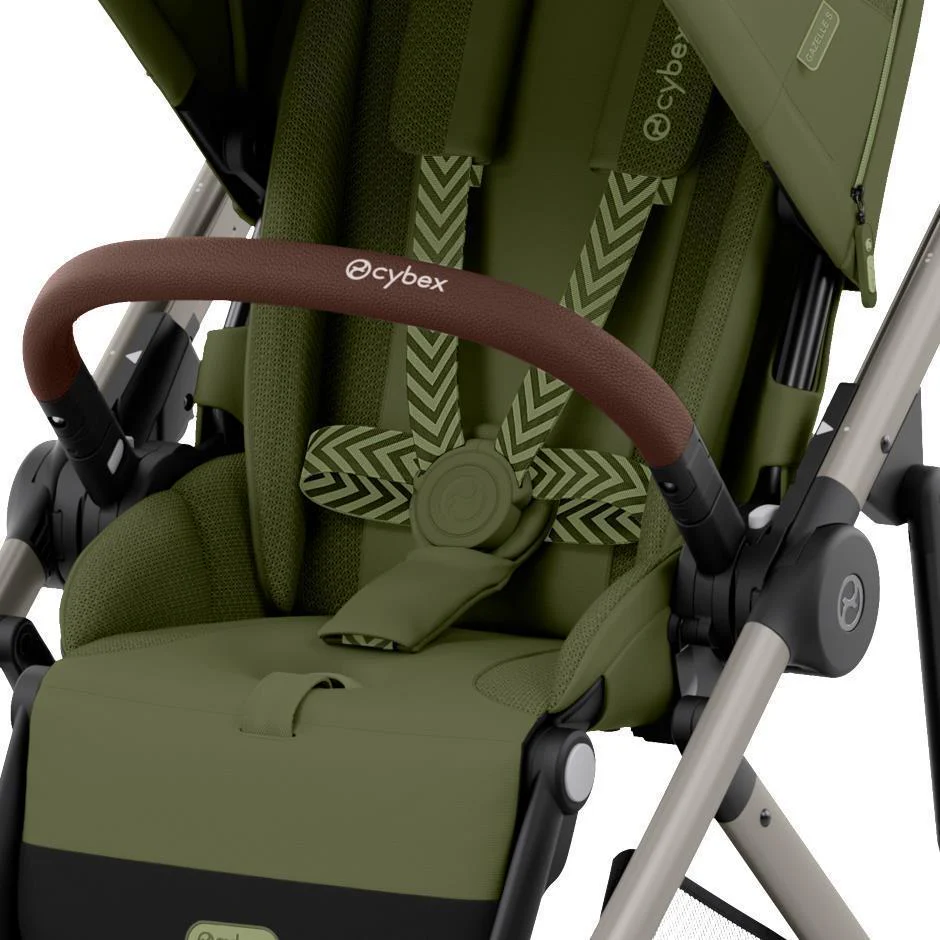 Pack Cybex e-Gazelle S TPE Moss Green + Cloud G i-Size Plus Moon Black 40-87 cm + Adaptadores + Base Isofix G i-Size - Image 7