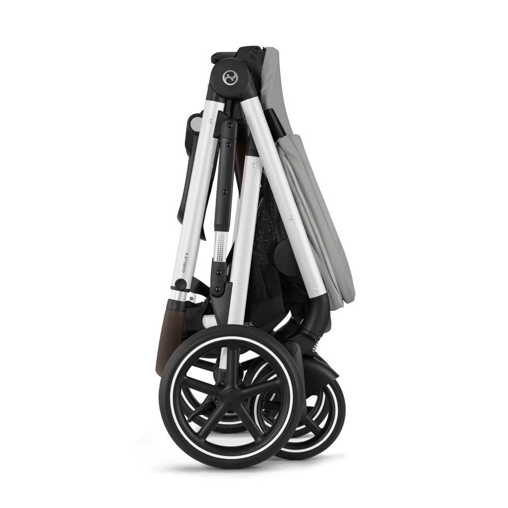 Pack Cybex Gazelle S SLV Stone Grey + Alcofa Gazelle S Stone Grey + Cloud G i-Size Plus Stone Grey 40-87 cm + Adaptadores - Image 12