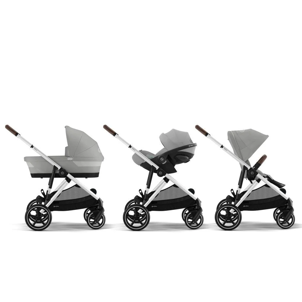 Pack Cybex Gazelle S SLV Stone Grey + Cloud G i-Size Plus Stone Grey 40-87 cm + Adaptadores + Base Isofix G i-Size - Image 10