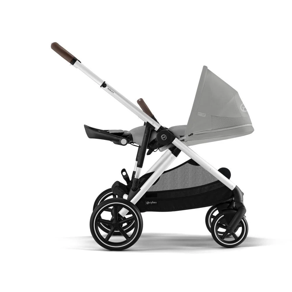 Pack Cybex Gazelle S SLV Stone Grey + Cloud G i-Size Plus Stone Grey 40-87 cm + Adaptadores + Base Isofix G i-Size - Image 4