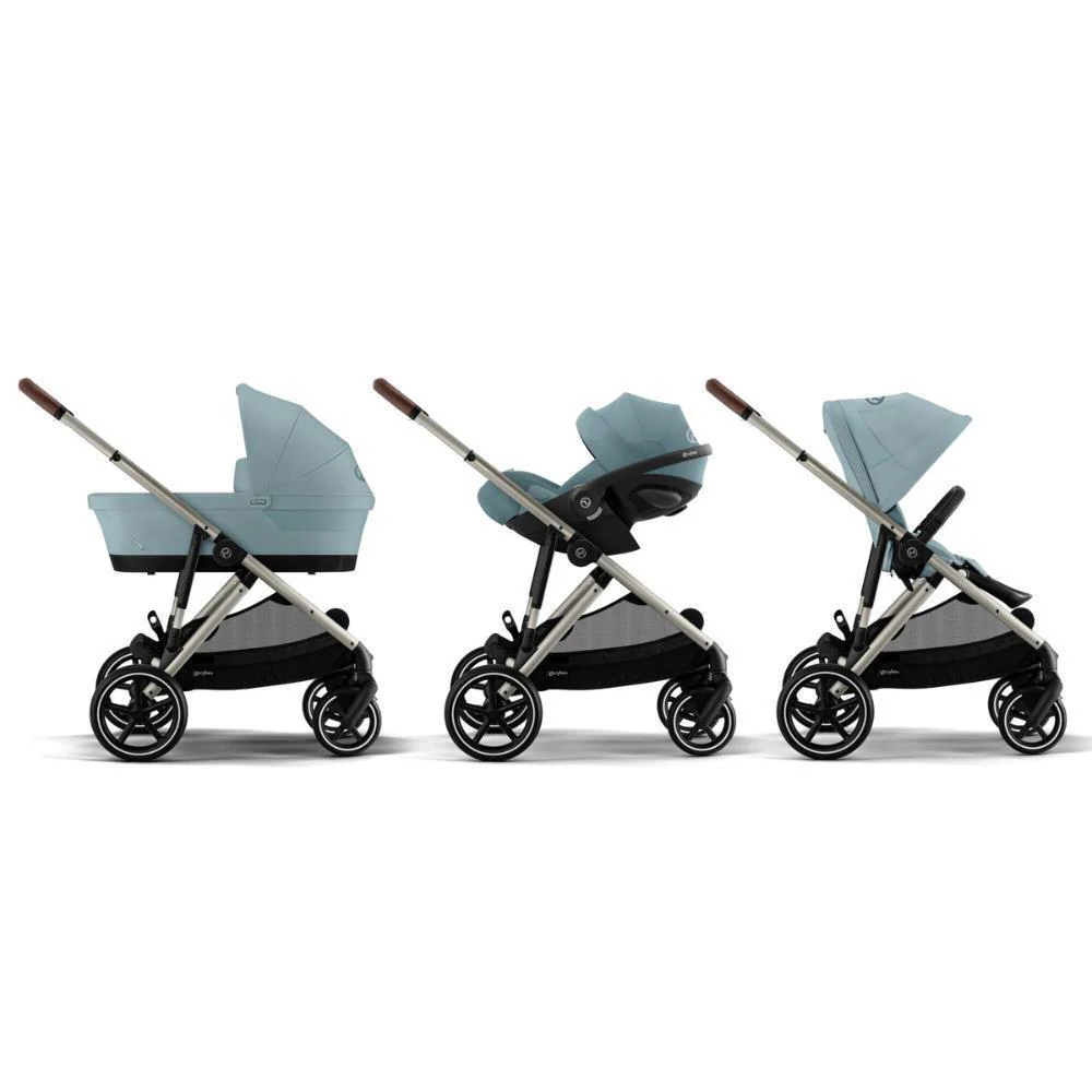 Pack Cybex Gazelle S TPE Moss Green + Cloud G i-Size Plus Moon Black 40-87 cm + Adaptadores + Base Isofix G i-Size - Image 9