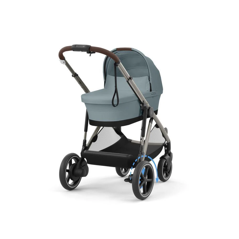 Pack Cybex Gazelle S TPE Stormy Blue + Alcofa Gazelle S Stormy Blue + Cloud G i-Size Plus Stormy Blue 40-87 cm + Adaptadores - Image 2