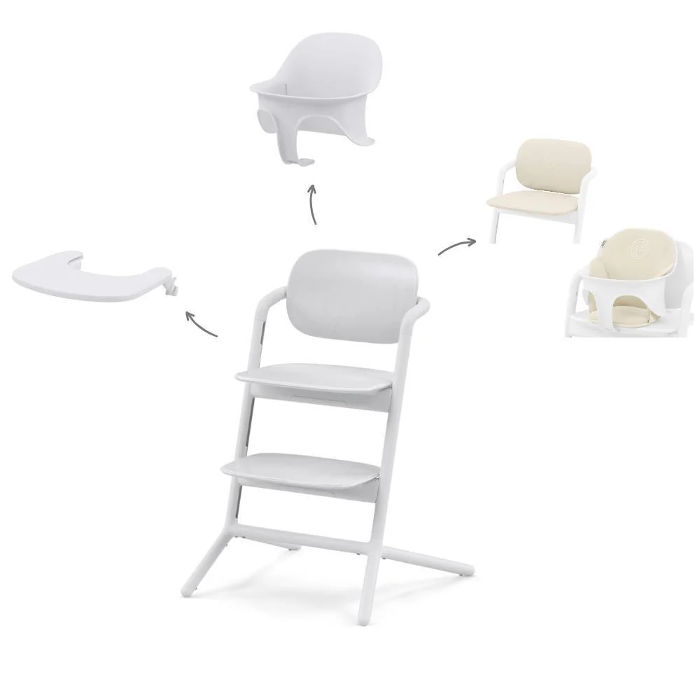 Pack Cybex Lemo 3em1 + Redutor All White