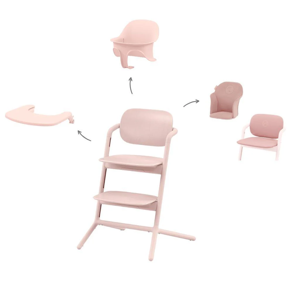 Pack Cybex Lemo 3em1 + Redutor Pearl Pink