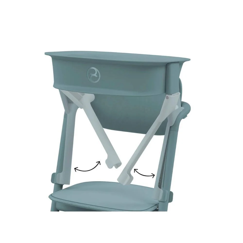 Pack Cybex Lemo 4 em 1 Stone Blue + Kit Torre de Aprendizagem Stone Blue - Image 5