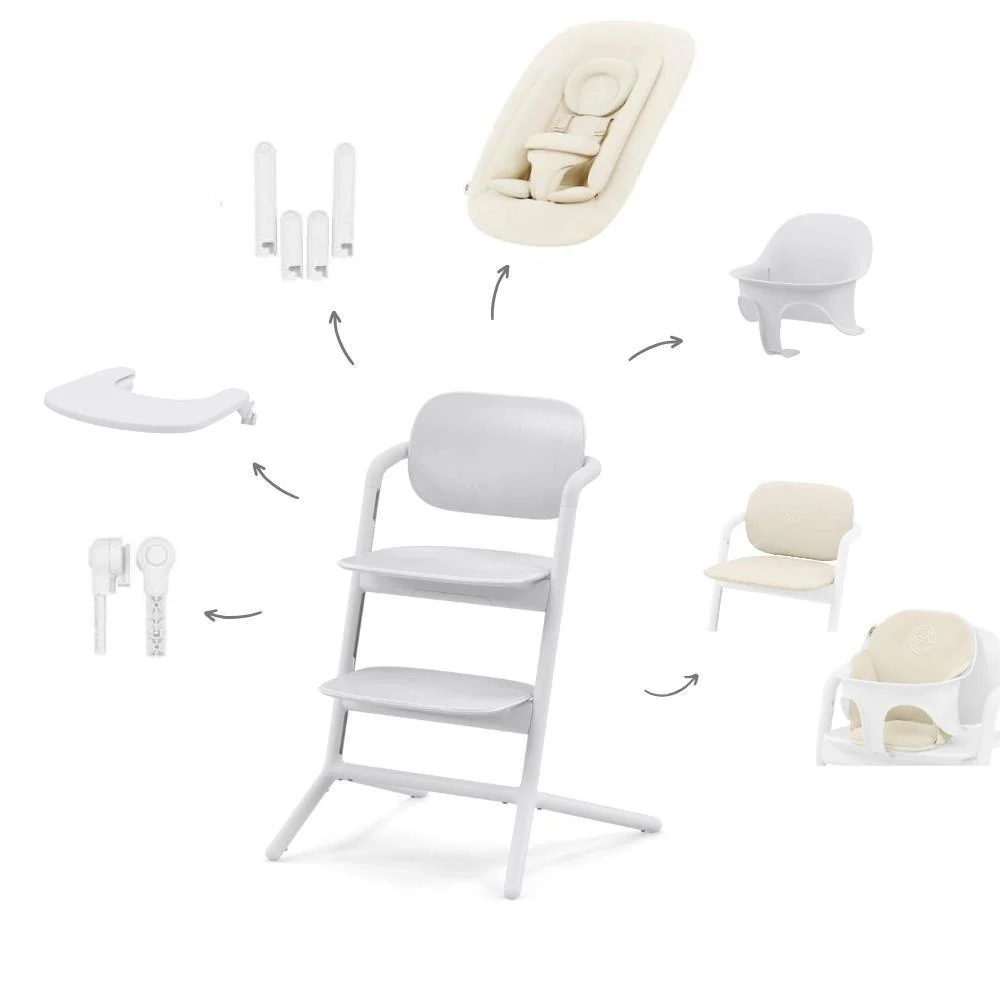 Pack Cybex Lemo 4em1 + Redutor All White
