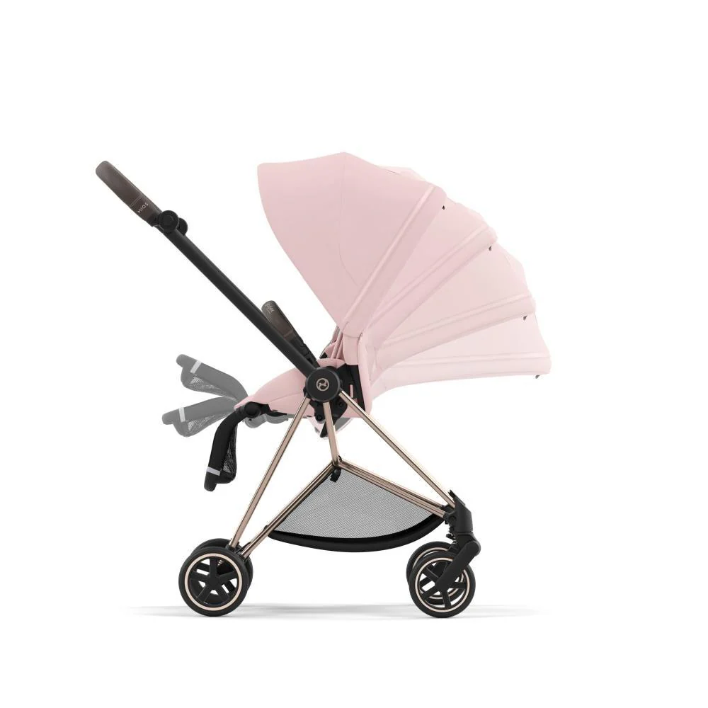 Pack Cybex Platinum Mios Chassis e Assento Rosegold + Tecidos Peach Pink + Cloud T Plus i-Size 45-87cm Peach Pink + Base Isofix T - Image 7