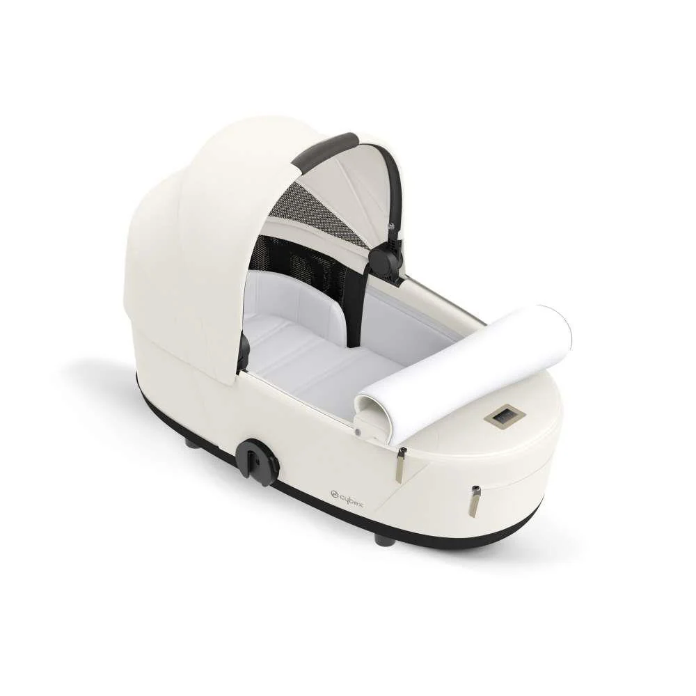 Pack Cybex Platinum Mios com Chassis e Assento Chrome Black+ Pack de Tecidos + Alcofa Mios Lux Off White + Cloud T Plus White + Base Isofix T - Image 3