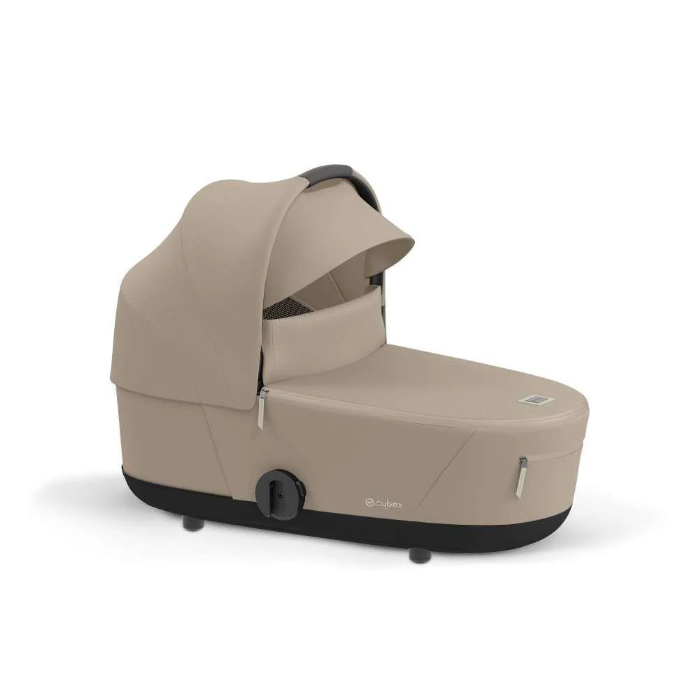 Pack Cybex Platinum Mios com Chassis e Assento Chrome Brown+ Pack de Tecidos + Alcofa Mios Lux + Cloud T Plus Cozy Beige - Image 5