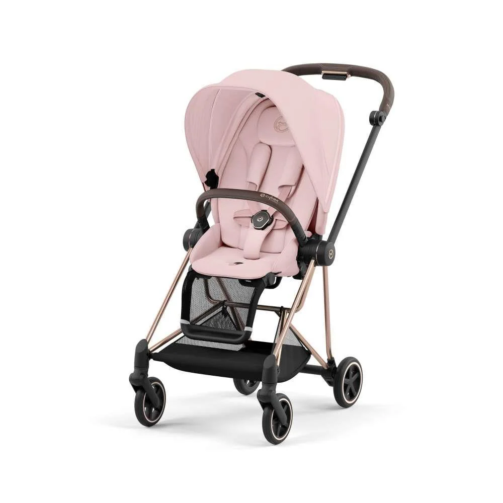 Pack Cybex Platinum Mios com Chassis e Assento Rosegold + Pack de Tecidos + Alcofa Mios Lux + Cloud T Plus Peach Pink - Image 2