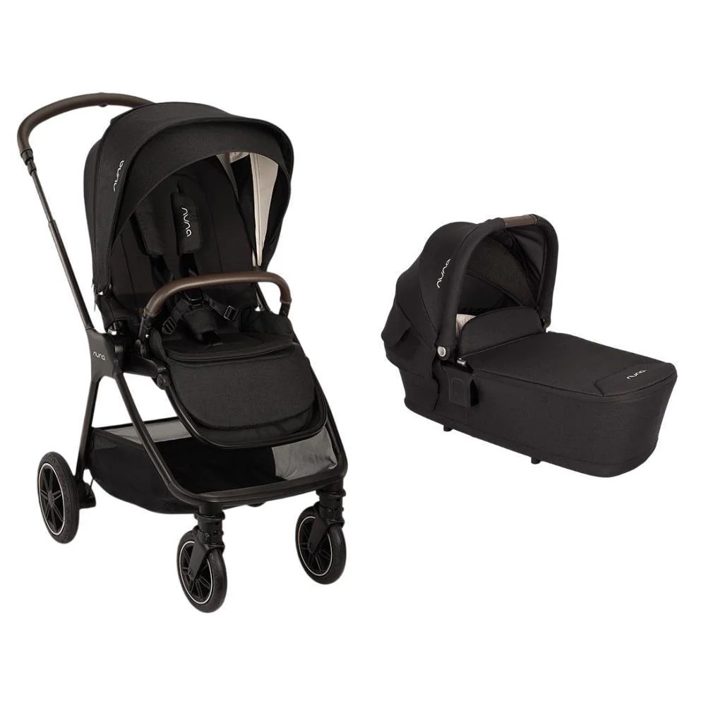 Pack Nuna Carrinho Triv Next + Alcofa LYTL Caviar