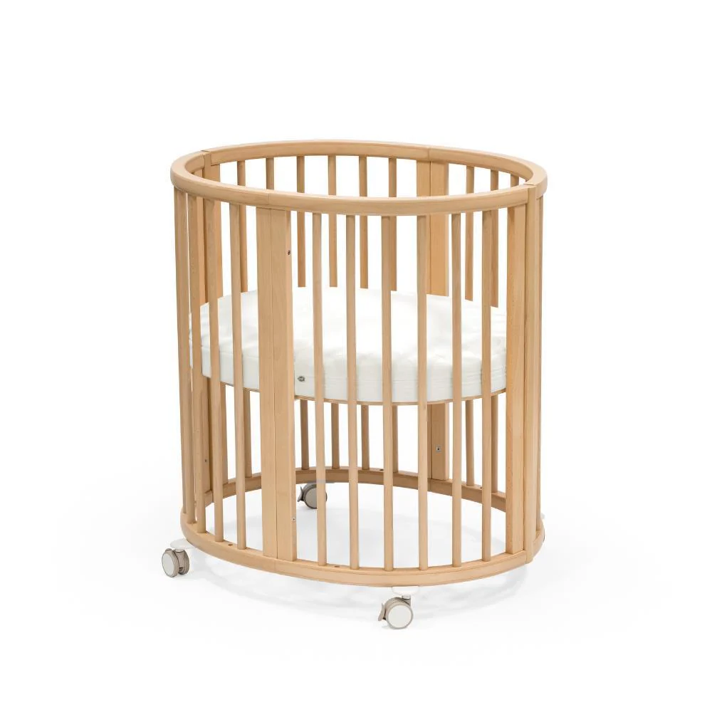 Pack Stokke Berço Sleepi Mini V3 Natural + Colchão + Lençol Ajustável White OCS - Image 2