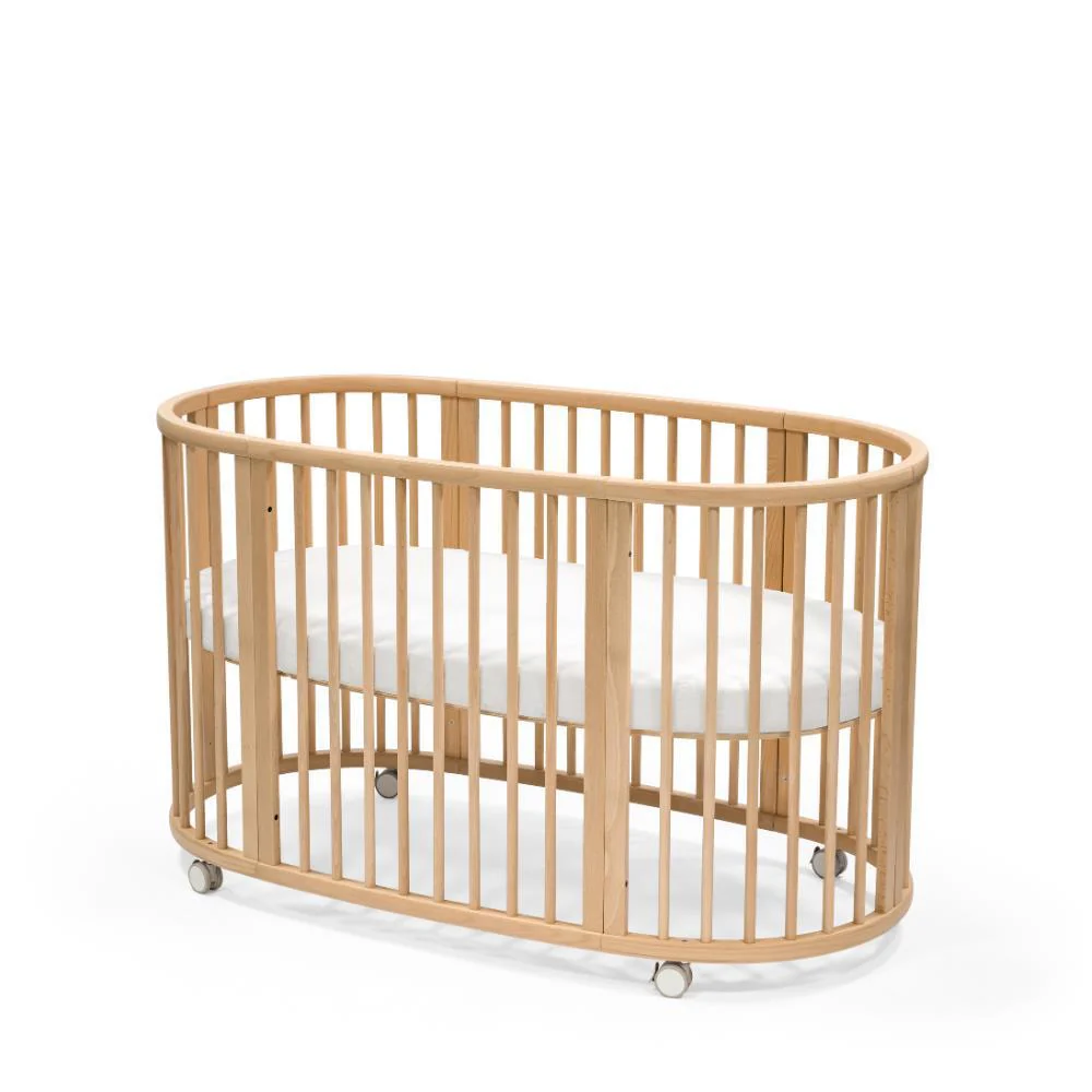 Pack Stokke Cama Sleepi V3 Natural + Colchão + Lençol Ajustável White - Image 6
