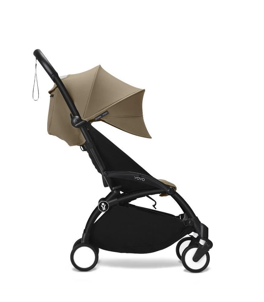 Pack Stokke Chassis Yoyo³ Black + Color Pack +6M Toffee + Capa da Chuva - Image 3