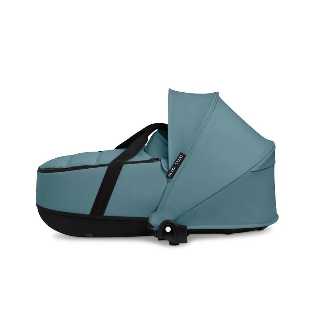 Pack Stokke Chassis Yoyo³ White + Color Pack +6M Aqua + Alcofa Aqua - Image 4
