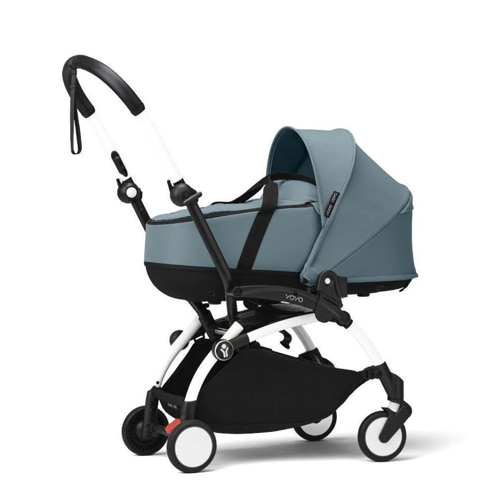 Pack Stokke Chassis Yoyo³ White + Color Pack +6M Aqua + Alcofa Aqua - Image 5