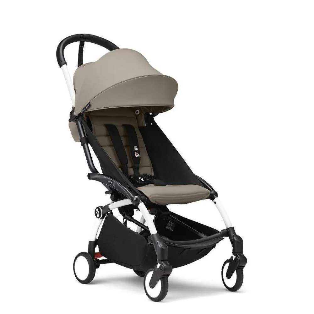 Pack Stokke Chassis Yoyo³ White + Color Pack +6M Taupe + Alcofa Taupe - Image 4