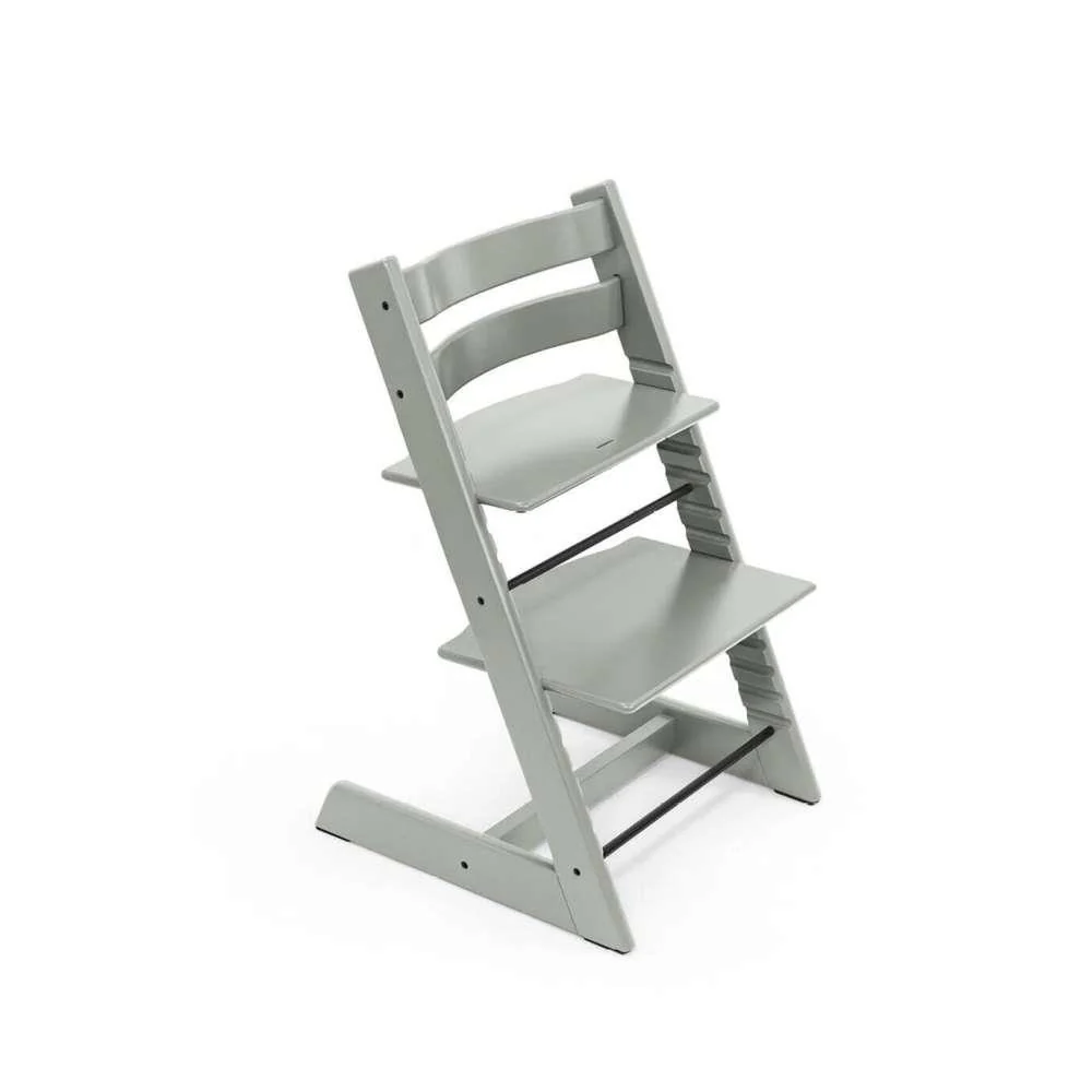 Pack Cadeira da Papa Stokke Tripp Trapp em Madeira + Baby Set² Glacier Green + Tabuleiro Vanilla White - Image 5