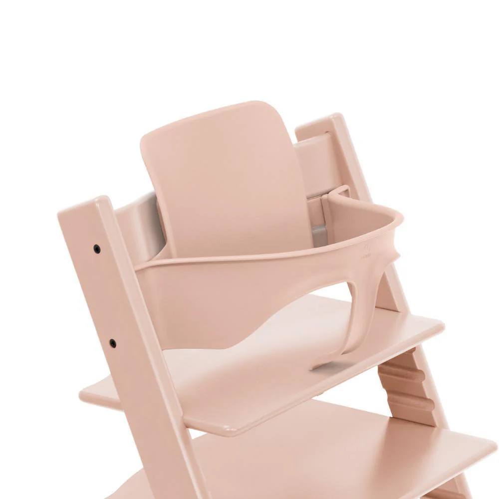 Pack Cadeira da Papa Stokke Tripp Trapp em Madeira + Baby Set² Serene Pink + Tabuleiro Vanilla White - Image 6