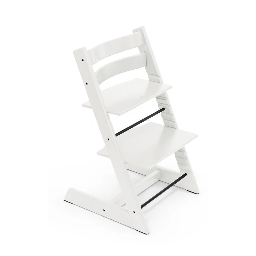 Pack Cadeira da Papa Stokke Tripp Trapp em Madeira + Baby Set² White + Almofada Clássica Star Silver - Image 3