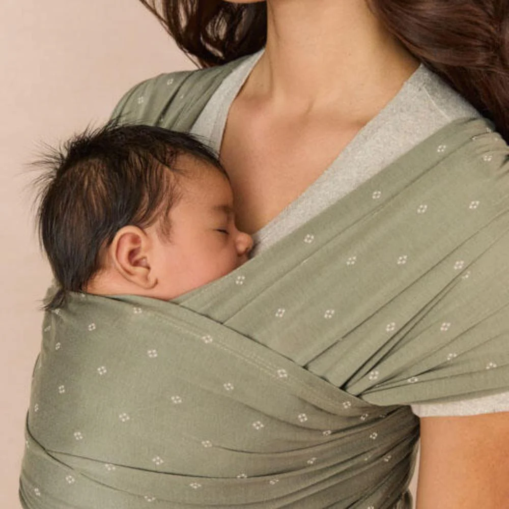 Pano Ergobaby Aura Knit ECO Olive Diamonds - Image 5