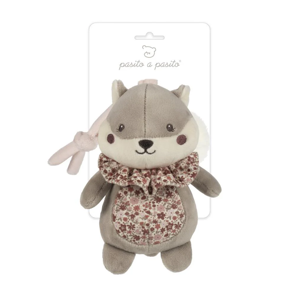Peluche Musical Pasito a Pasito Squirrel Cherry Flowers - Image 4