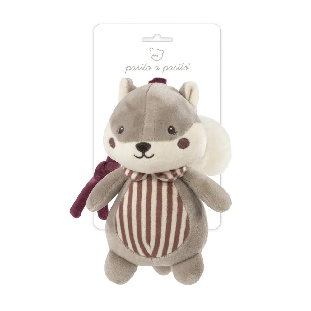 Peluche Musical Pasito a Pasito Squirrel Cherry Strips - Image 4