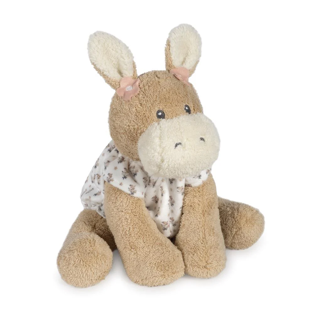 Peluche Walking Mum Donkey Botton Flowers 26cm - Image 3