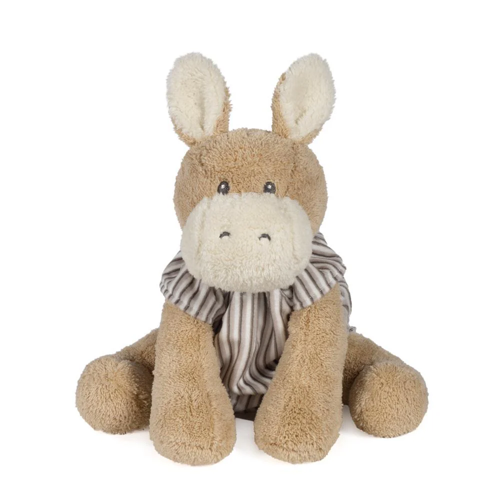 Peluche Walking Mum Donkey Botton Strips 26cm