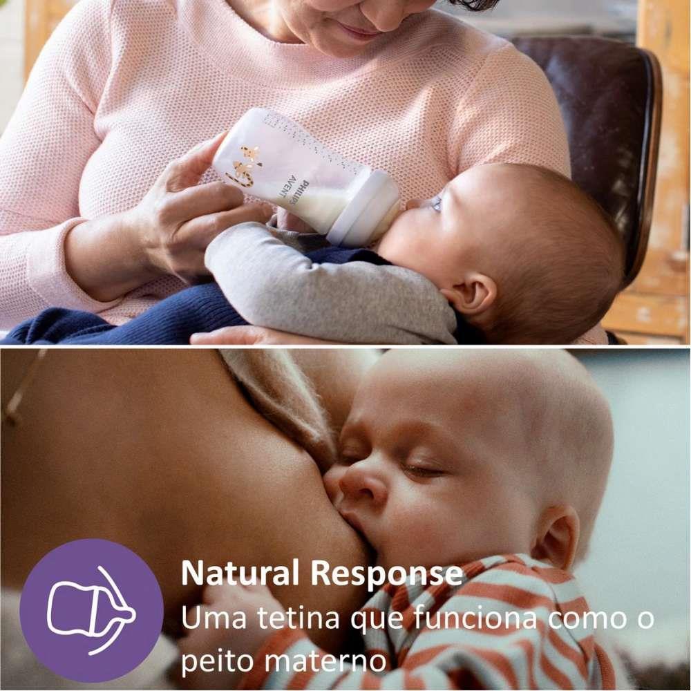 Biberão Avent Natural Response Girafa 260ml - Image 4