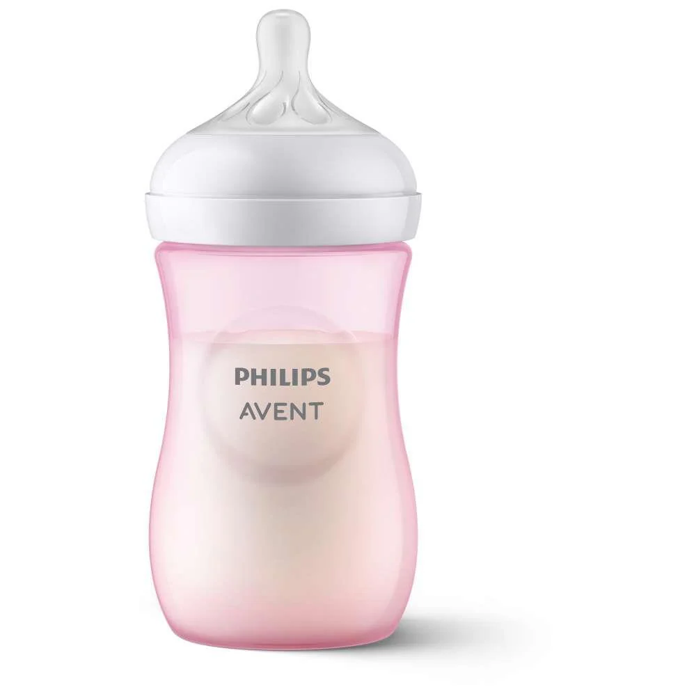 Biberão Avent Natural Response Rosa 260ml