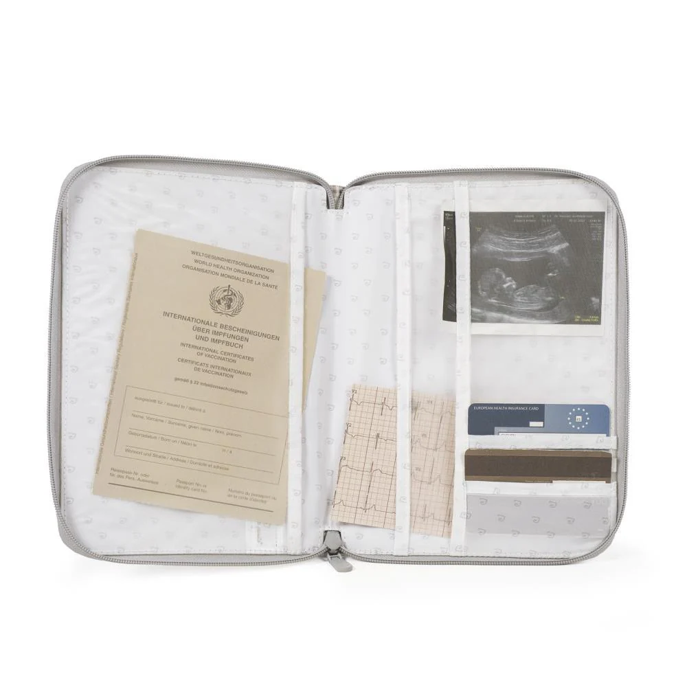 Porta Documentos Pasito a Pasito Little Bloom Vichy Grey - Image 4