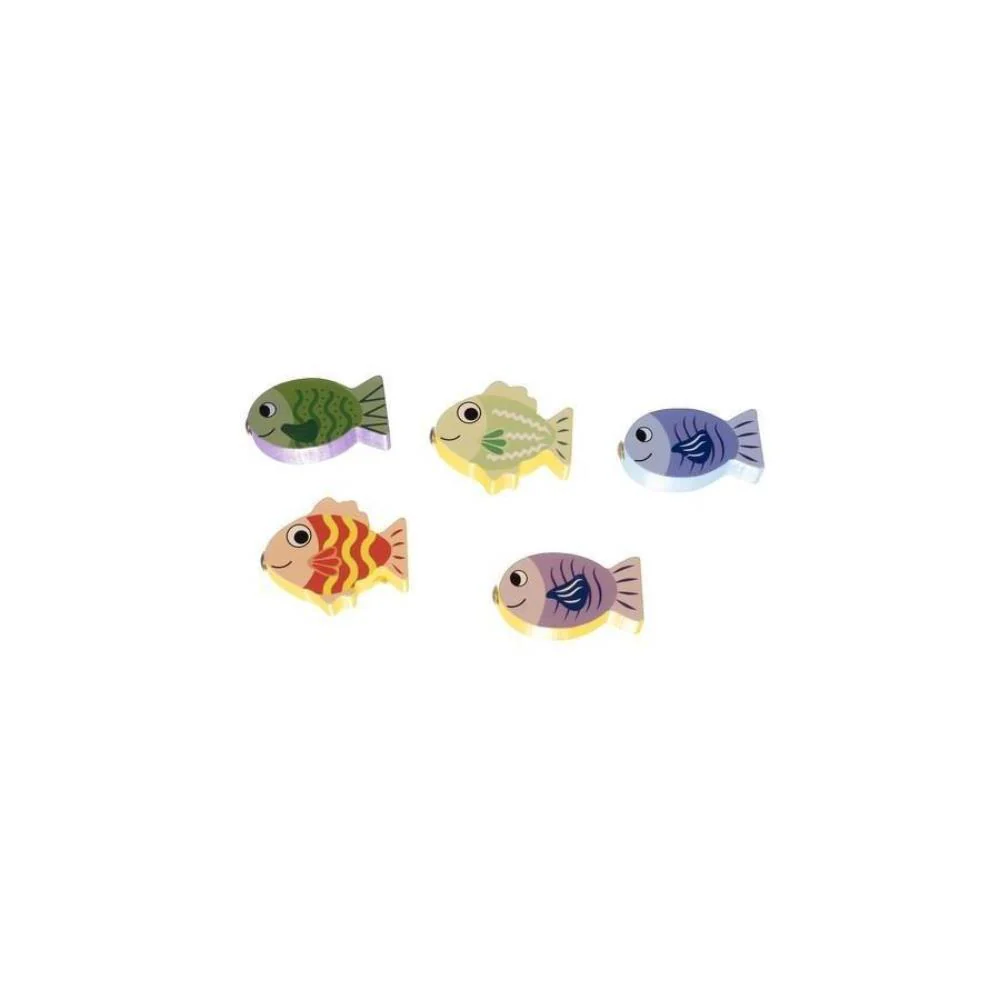 Puzzle de Formas e Jogo Pesca em Madeira - Image 5