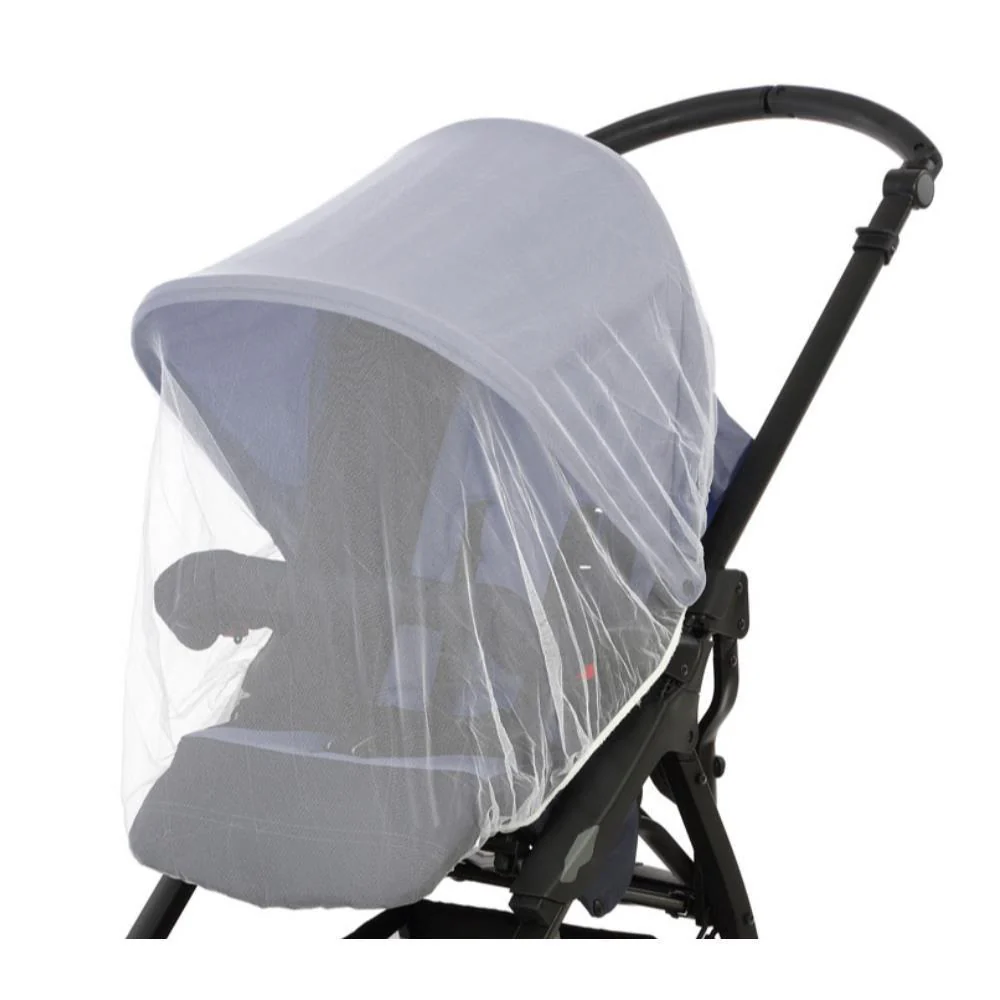 Rede Mosquiteira Kiokids Universal Branco para Carrinho de Passeio