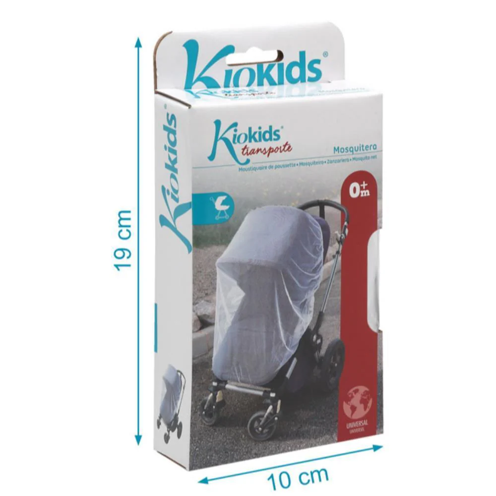 Rede Mosquiteira Kiokids Universal Branco para Carrinho de Passeio - Image 4