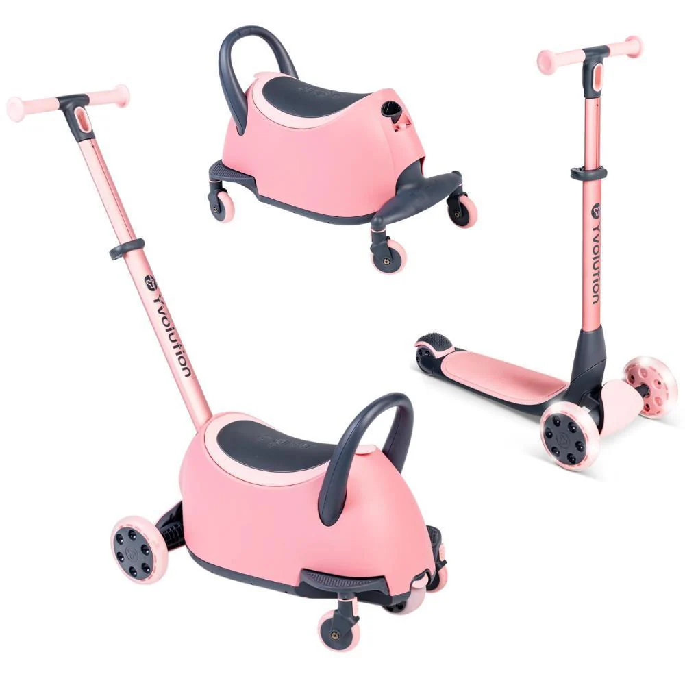 Ride-On/Trotinete Yvolution Yglider Luna 3em1 Pink - Image 2